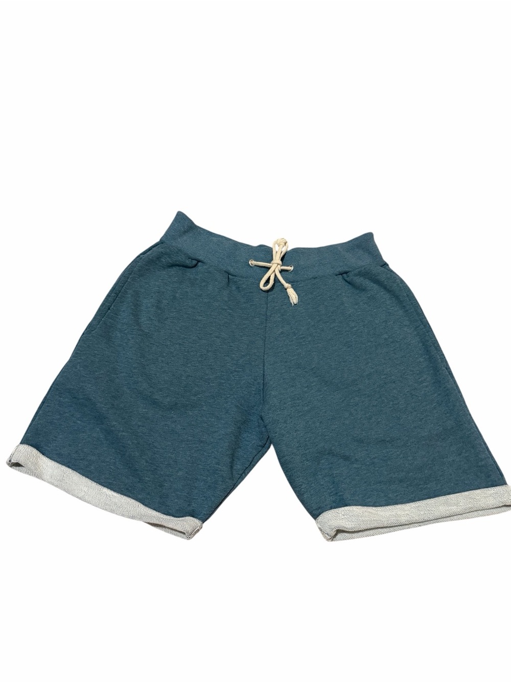 Men's Chambray Cotton Drawstring Casual Shorts